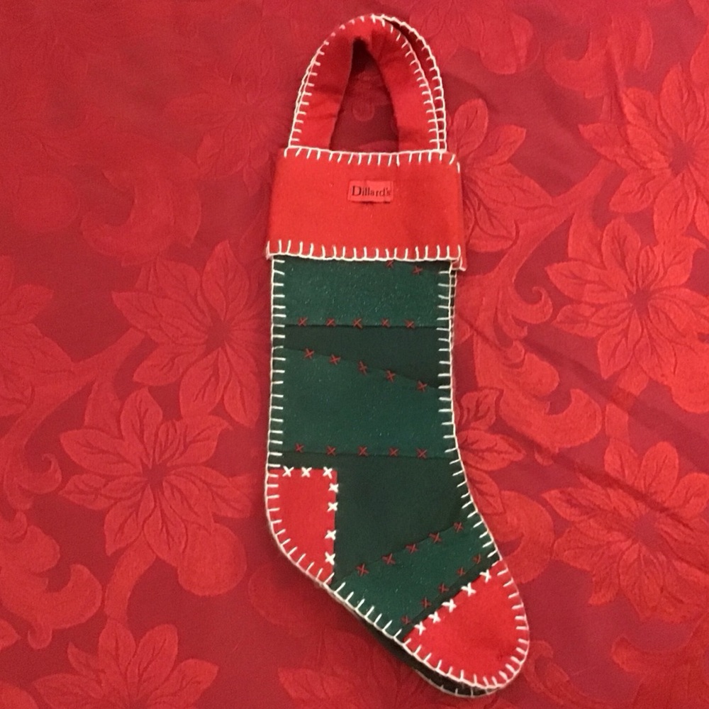 Vintage Dillard’s Felt Holiday Stocking